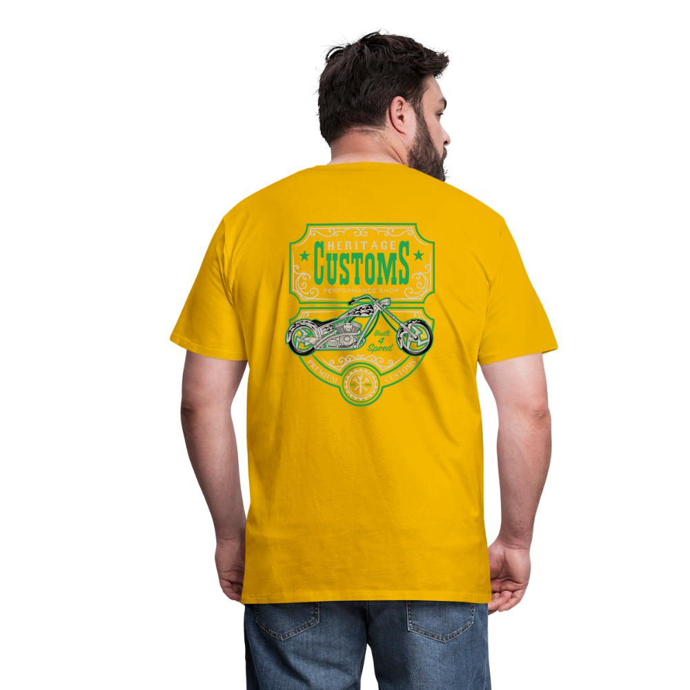 mechanic label Men’s Premium T-Shirt - sun yellow