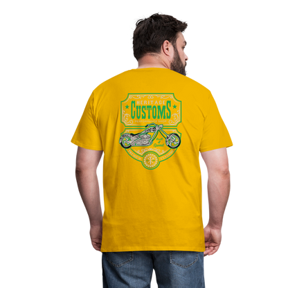 mechanic label Men’s Premium T-Shirt - sun yellow