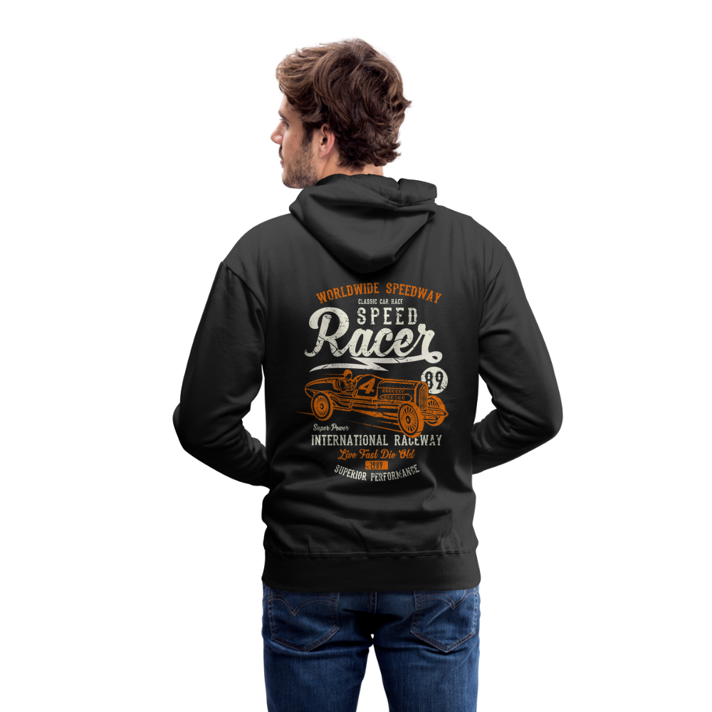 SPEED Racer Men’s Premium Hoodie - black