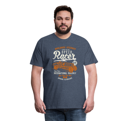 Speed Racer Men’s Premium T-Shirt - heather blue