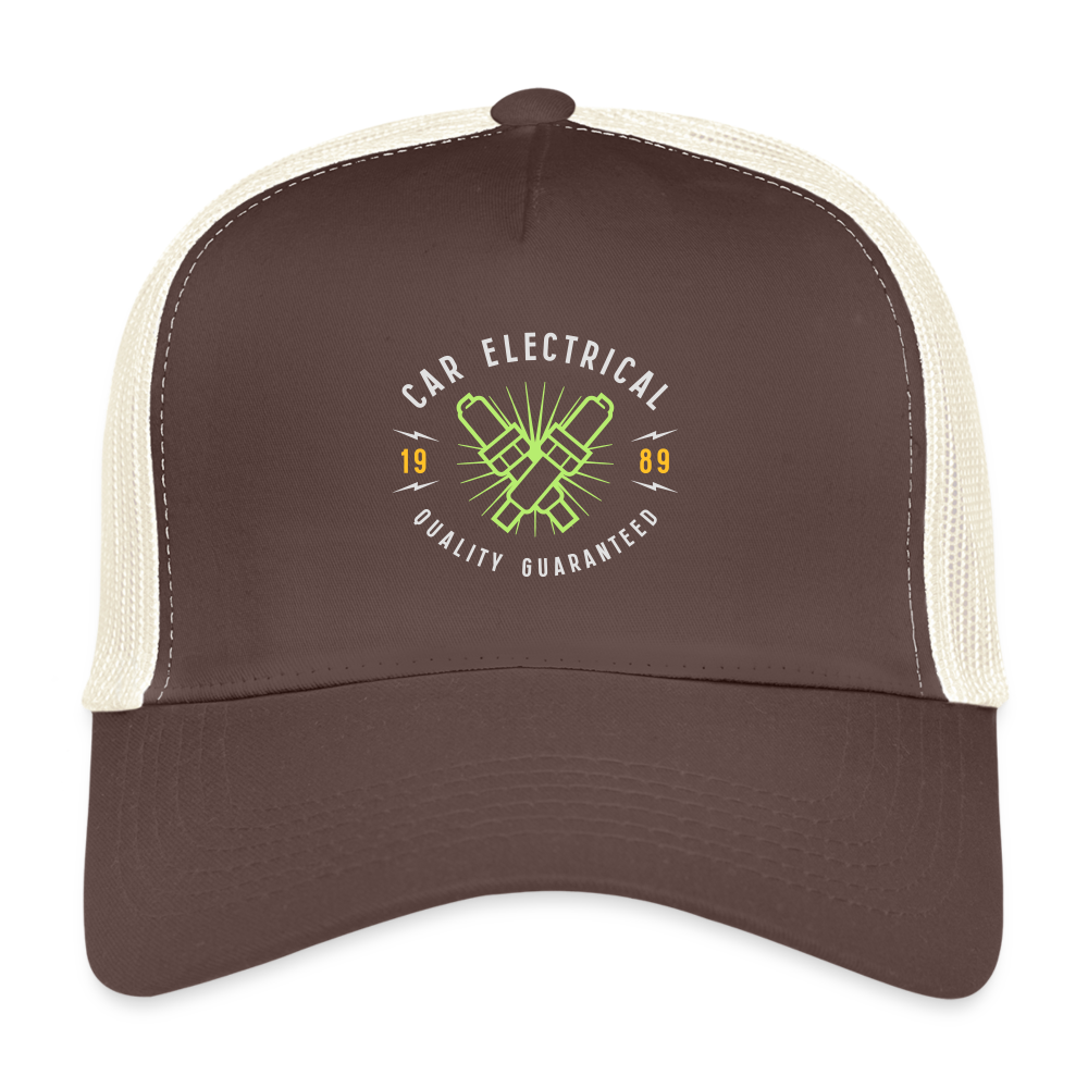 electrical repair Trucker Cap - brown/beige