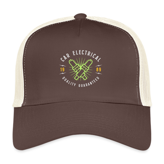 electrical repair Trucker Cap - brown/beige