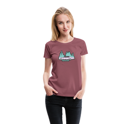 Retro Cars Women’s Premium T-Shirt - mauve