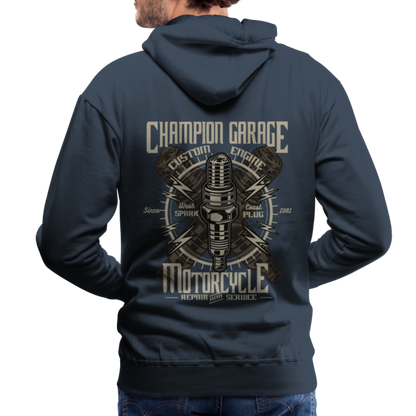 Spark Plug Men’s Premium Hoodie - navy