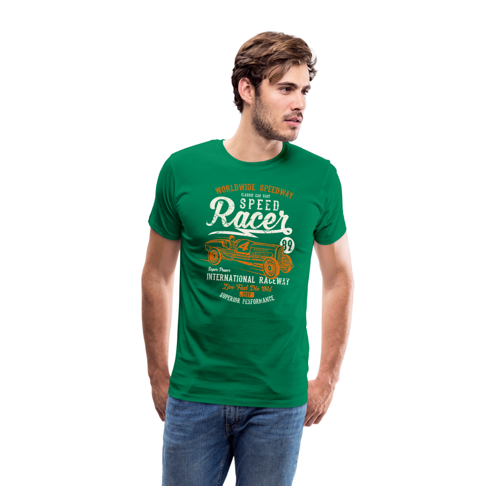 Speed Racer Men’s Premium T-Shirt - kelly green