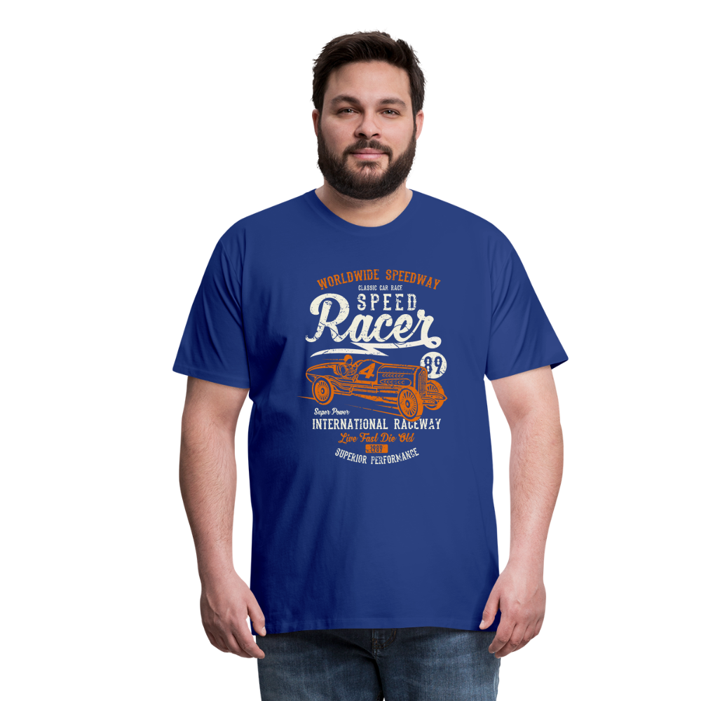 Speed Racer Men’s Premium T-Shirt - royal blue