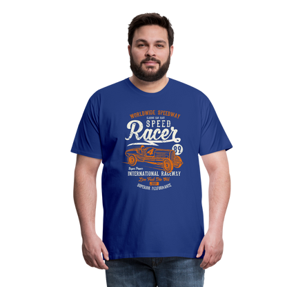 Speed Racer Men’s Premium T-Shirt - royal blue