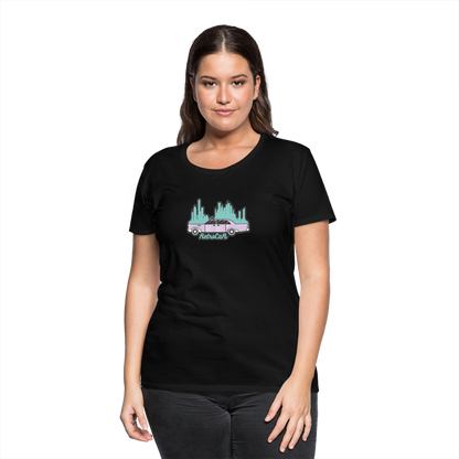 Retro Cars Women’s Premium T-Shirt - black