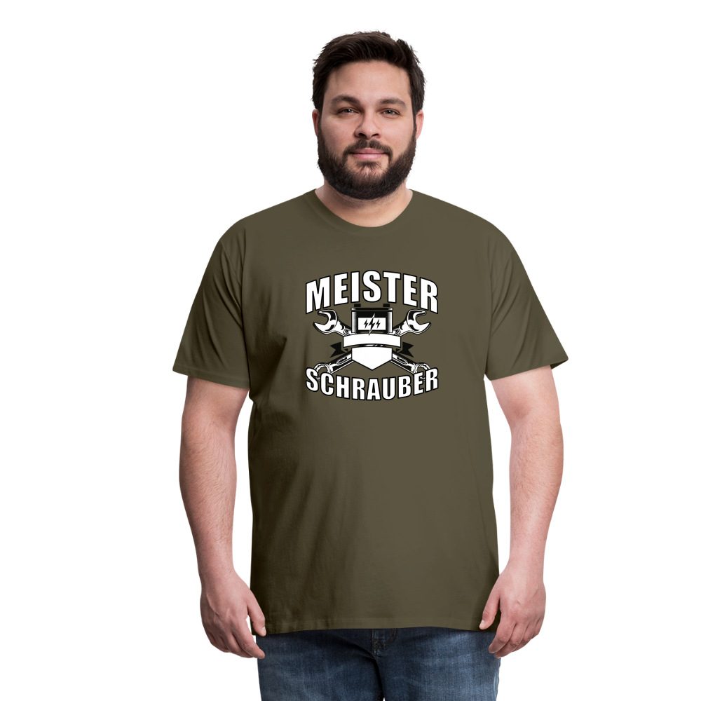 meister schrauber Men’s Premium T-Shirt - khaki