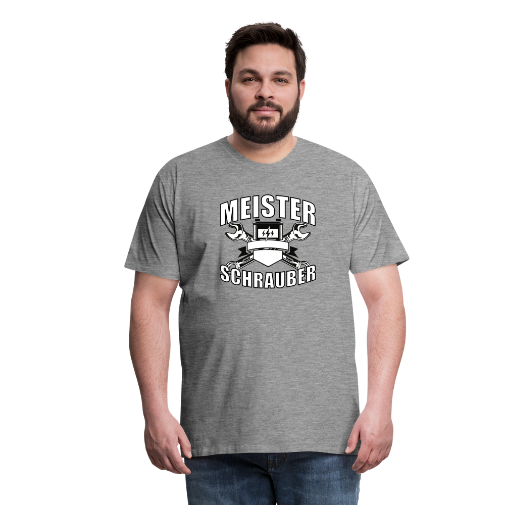 meister schrauber Men’s Premium T-Shirt - heather grey