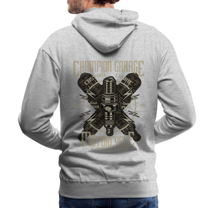 Spark Plug Men’s Premium Hoodie - heather grey