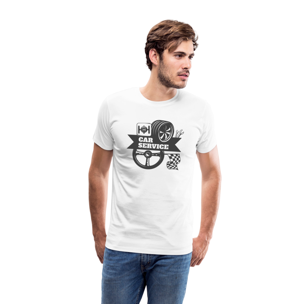 car service Men’s Premium T-Shirt - white