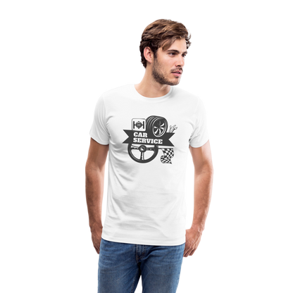 car service Men’s Premium T-Shirt - white