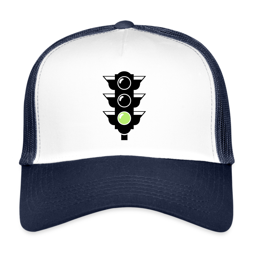 signal Trucker Cap - white/navy