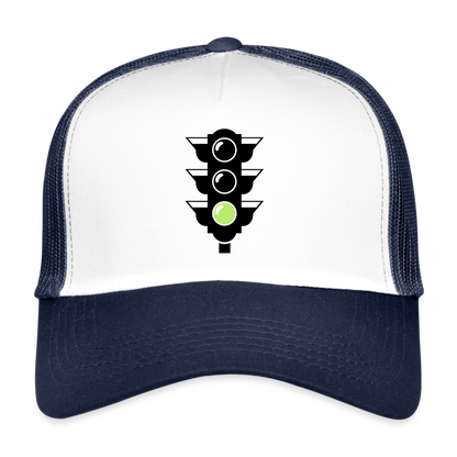 signal Trucker Cap - white/navy