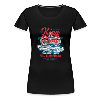 King of the road Women’s Premium T-Shirt - black