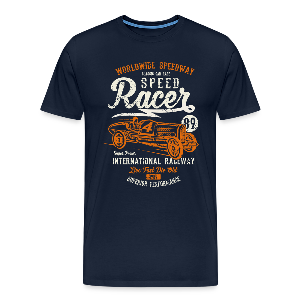 Speed Racer Men’s Premium T-Shirt - navy