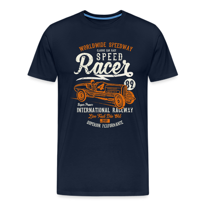 Speed Racer Men’s Premium T-Shirt - navy