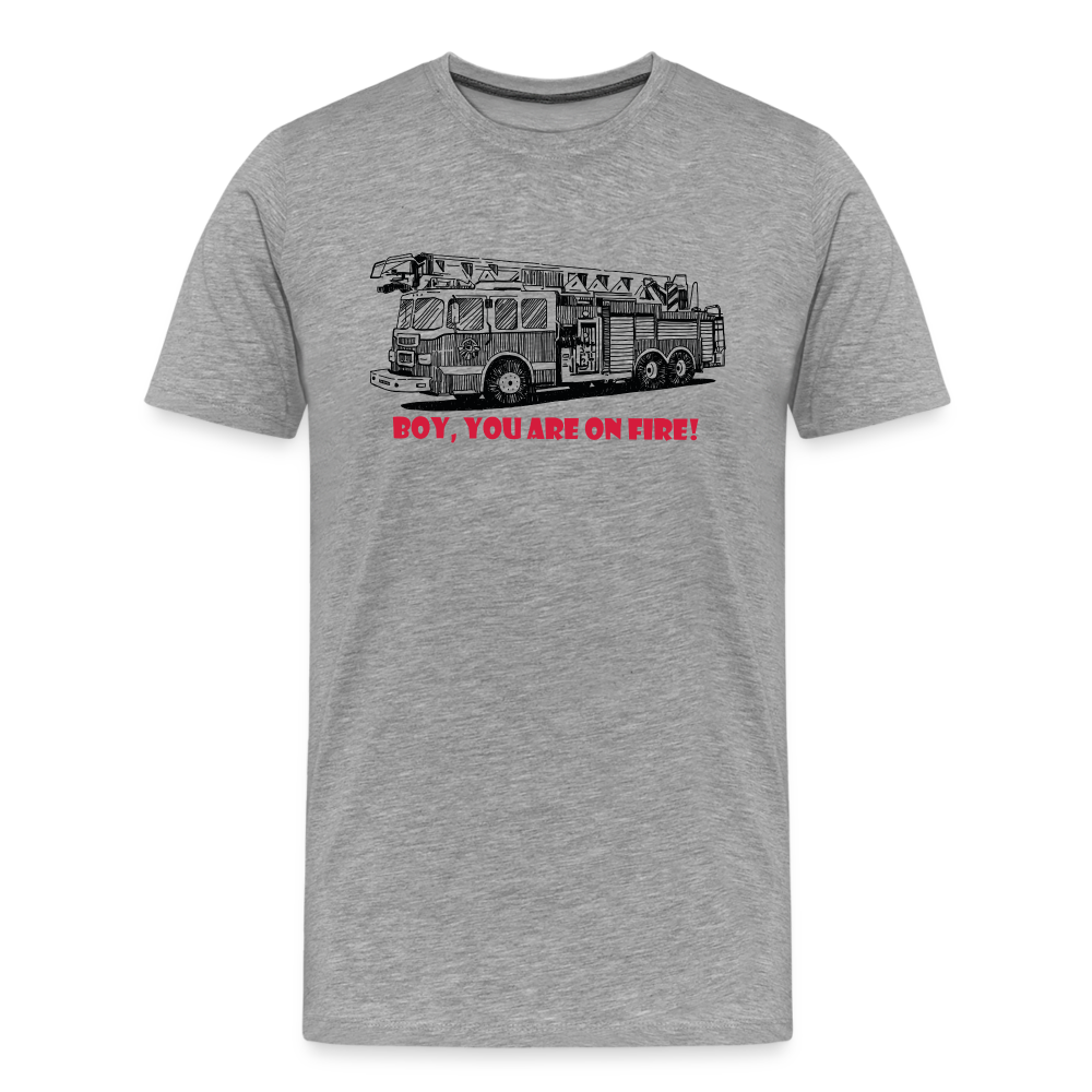 firetruck Men’s Premium T-Shirt - heather grey