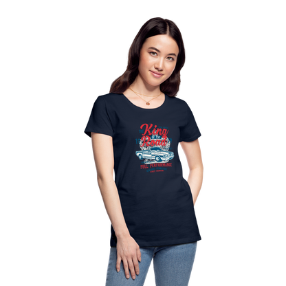 King of the road Women’s Premium T-Shirt - navy