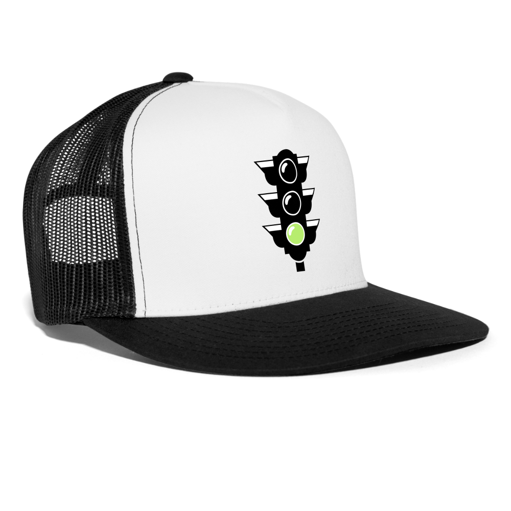 signal Trucker Cap - white/black