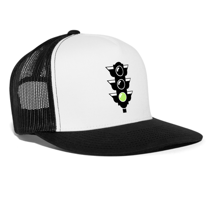 signal Trucker Cap - white/black