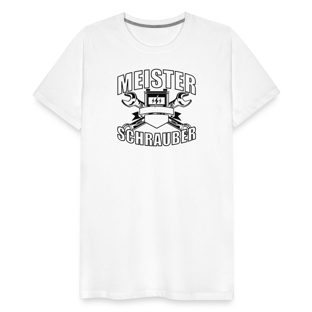 meister schrauber Men’s Premium T-Shirt - white