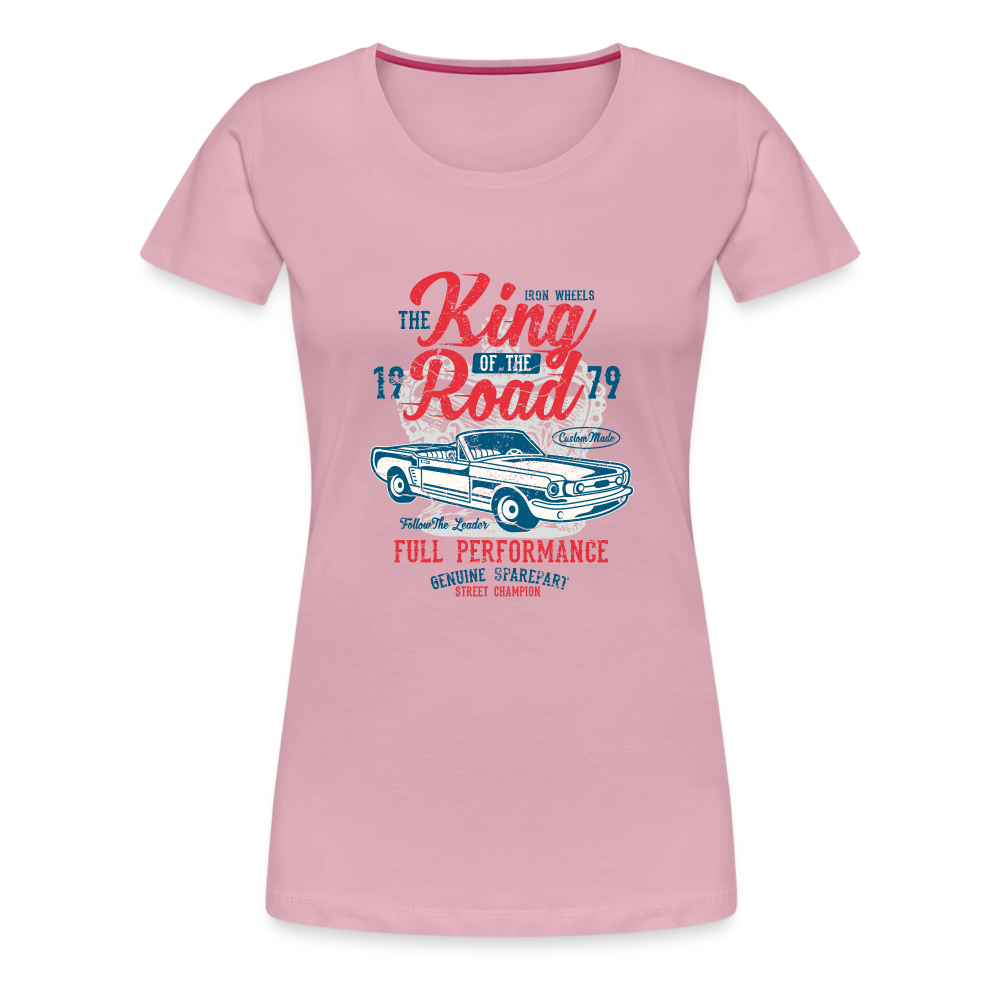 King of the road Women’s Premium T-Shirt - rose shadow