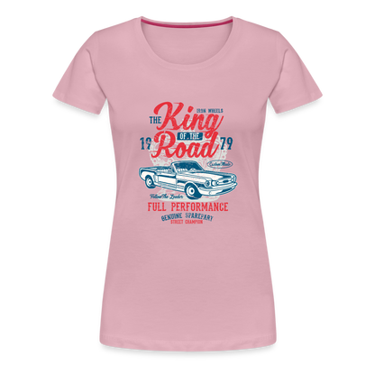 King of the road Women’s Premium T-Shirt - rose shadow