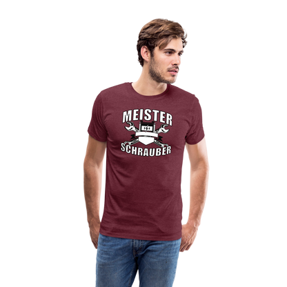 meister schrauber Men’s Premium T-Shirt - heather burgundy