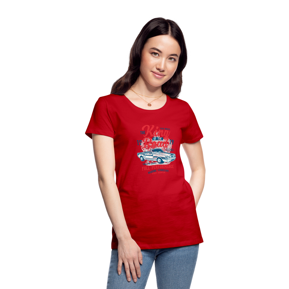 King of the road Women’s Premium T-Shirt - red