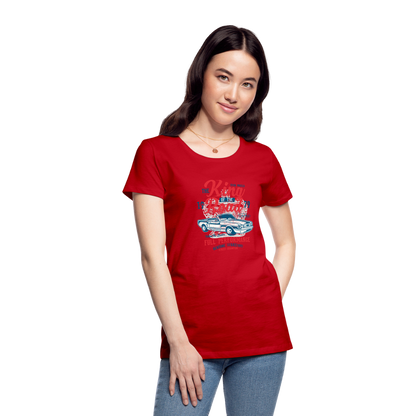 King of the road Women’s Premium T-Shirt - red