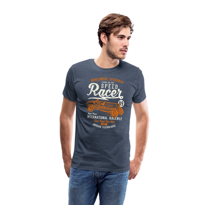 Speed Racer Men’s Premium T-Shirt - heather blue