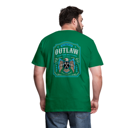 Outlaw Bike mechanic label Men’s Premium T-Shirt - kelly green