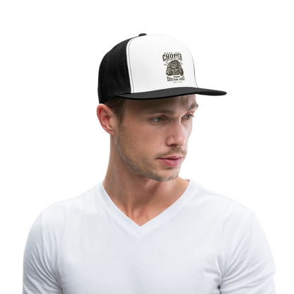 west coast chopper Trucker Cap - white/black