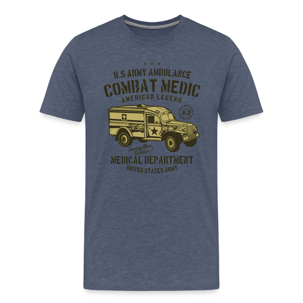 US army ambulance Men’s Premium T-Shirt - heather blue