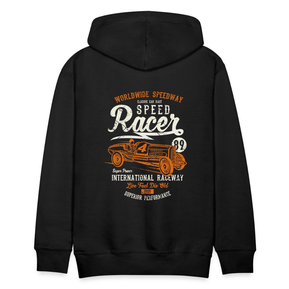 SPEED Racer Men’s Premium Hoodie - black