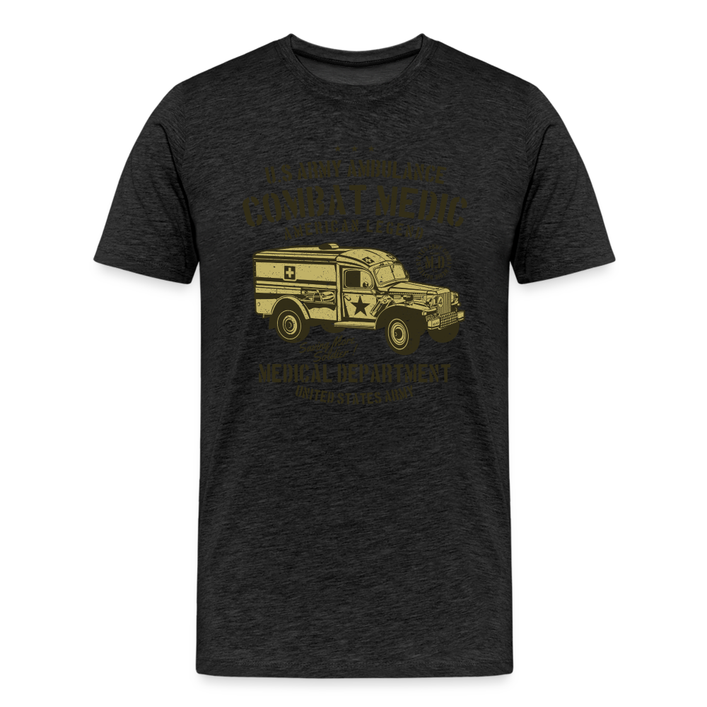 US army ambulance Men’s Premium T-Shirt - charcoal grey