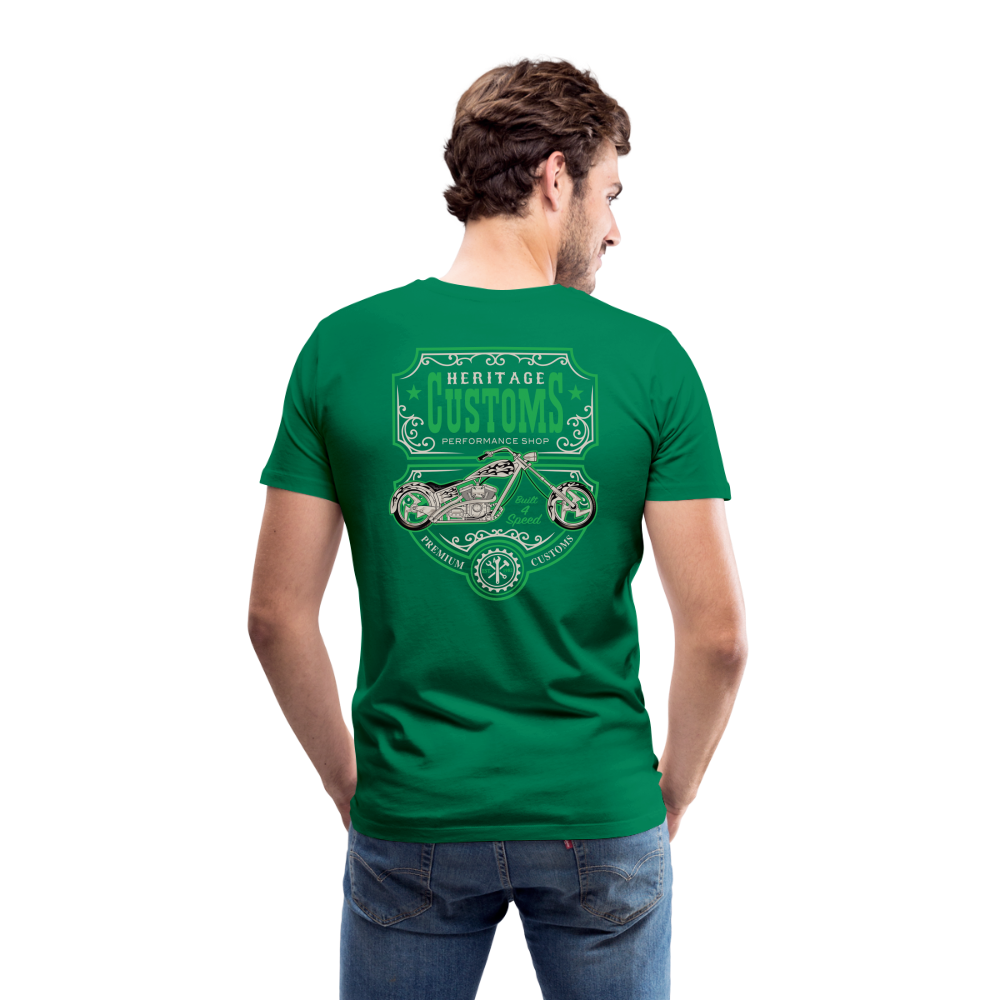 mechanic label Men’s Premium T-Shirt - kelly green