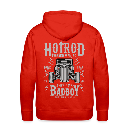 Twisted Hotrod Men’s Premium Hoodie - red