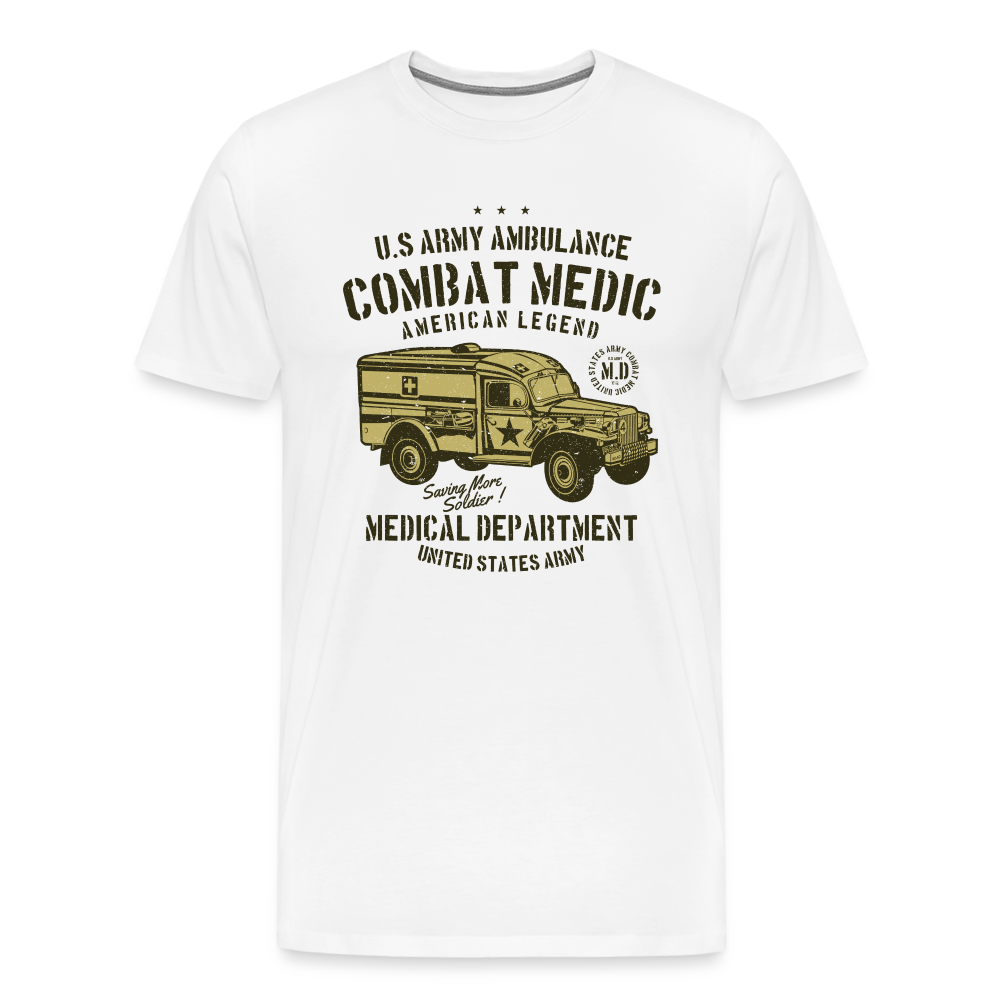 US army ambulance Men’s Premium T-Shirt - white