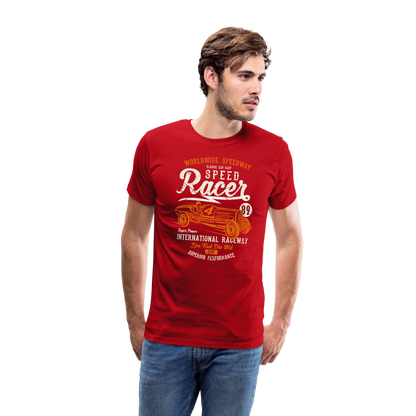 Speed Racer Men’s Premium T-Shirt - red