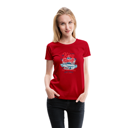 King of the road Women’s Premium T-Shirt - red