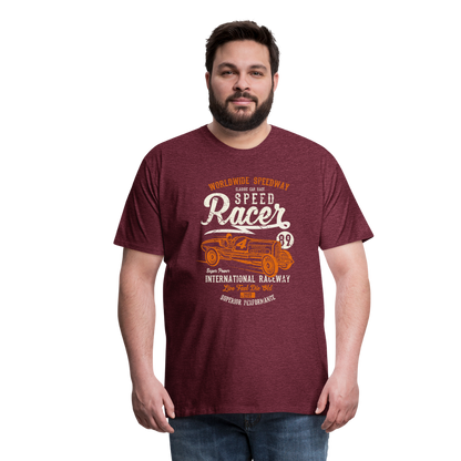 Speed Racer Men’s Premium T-Shirt - heather burgundy