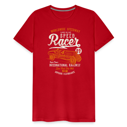 Speed Racer Men’s Premium T-Shirt - red