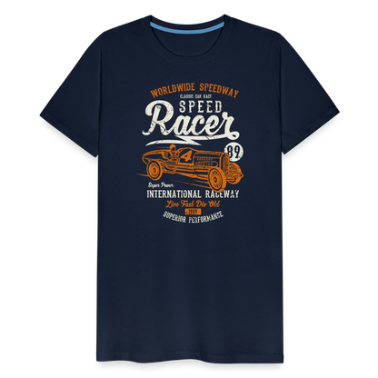 Speed Racer Men’s Premium T-Shirt - navy