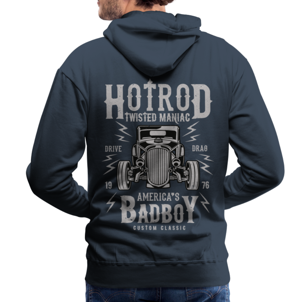 Twisted Hotrod Men’s Premium Hoodie - navy