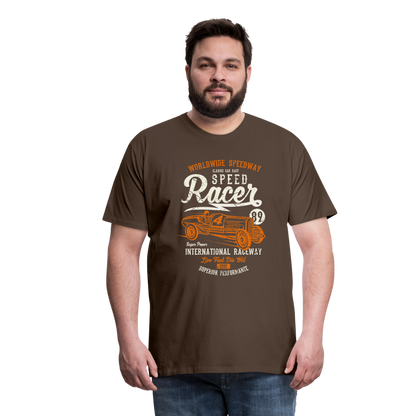 Speed Racer Men’s Premium T-Shirt - noble brown