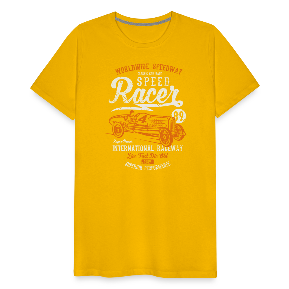 Speed Racer Men’s Premium T-Shirt - sun yellow