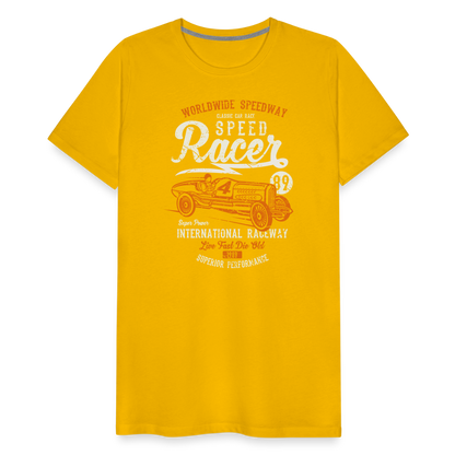 Speed Racer Men’s Premium T-Shirt - sun yellow